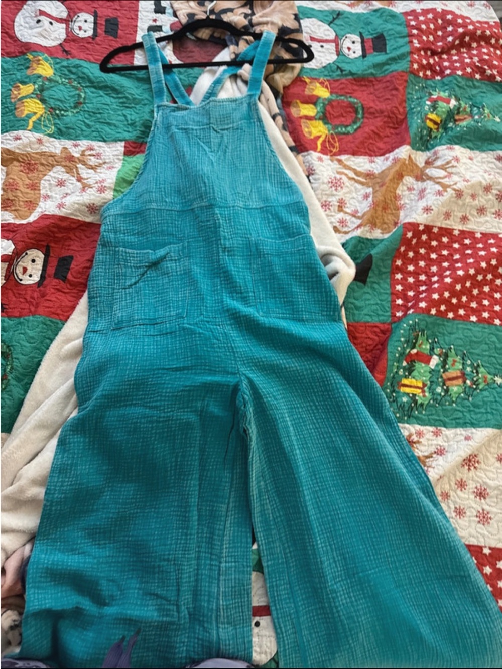 Zenana Outfitters Teal Wide-Leg Jumpsuit - Picture 2 of 5
